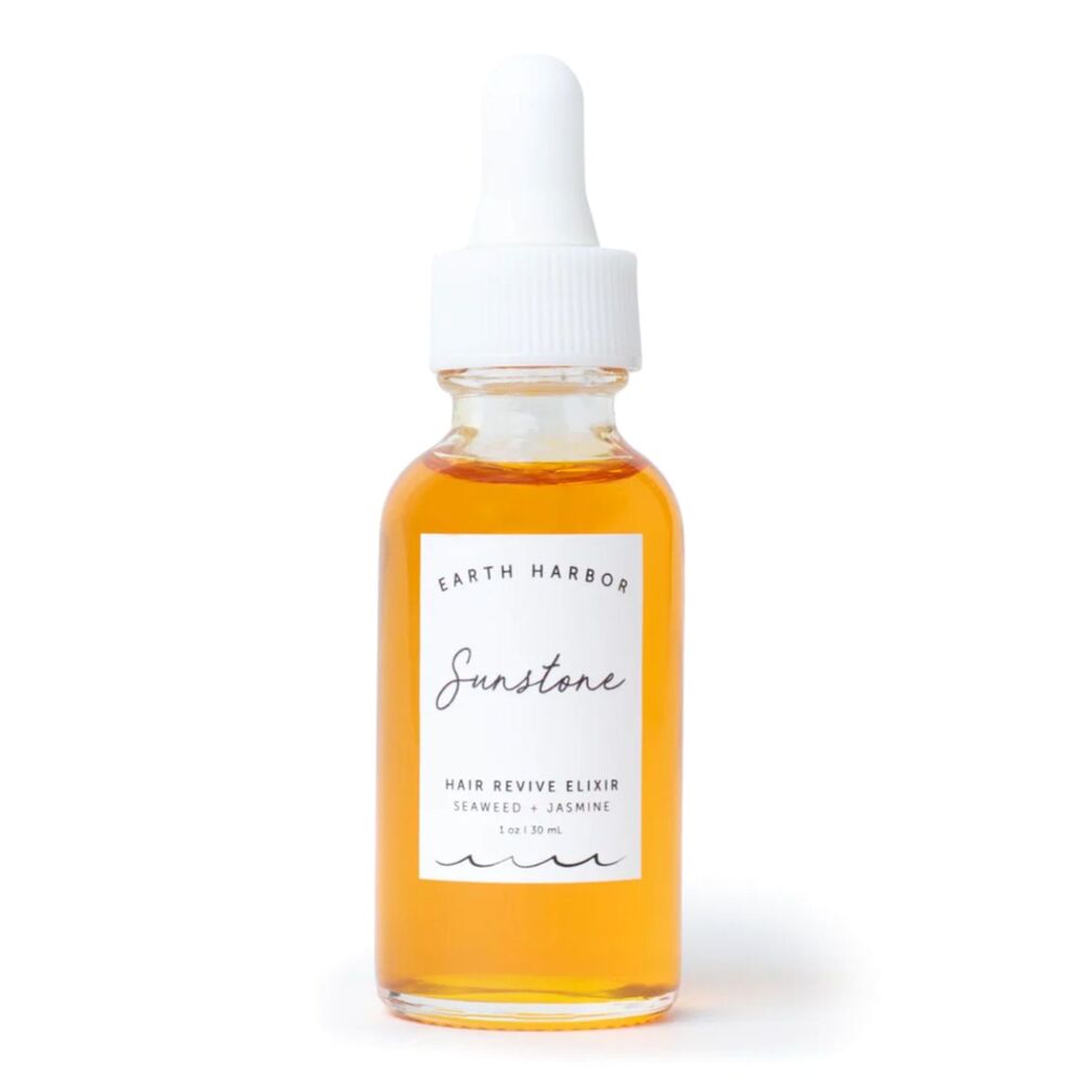 Earth Harbor Sunstone Hair Revive Elixir w/ Jasmine + Seaweed Hair Serum Oil